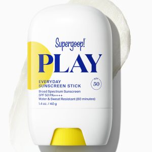 Supergoop! PLAY Everyday Sunscreen Stick SPF 50 1.4oz - Portable, Clear, Water & Sweat Resistant Broad Spectrum Sunscreen
